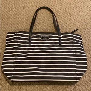 ELUC Kate Spade Stripe Waterproof Tote Bag